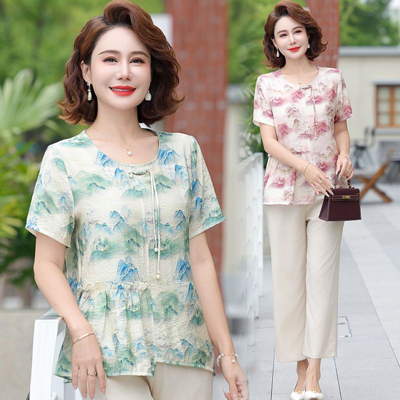 Summer Clothing Over 60 - Busana Musim Panas Wanita Dewasa Atasan
