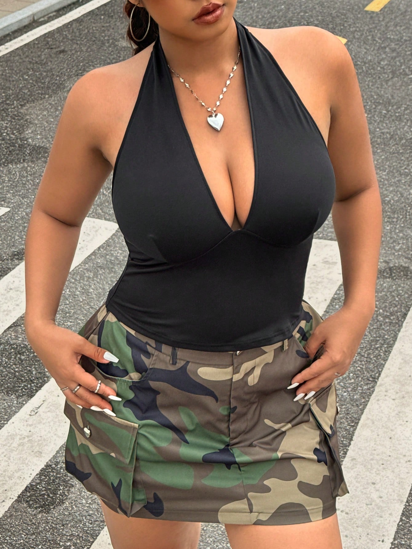 Summer Clothing For Plus Size Women - Rompi atasan halter pakaian wanita serbaguna