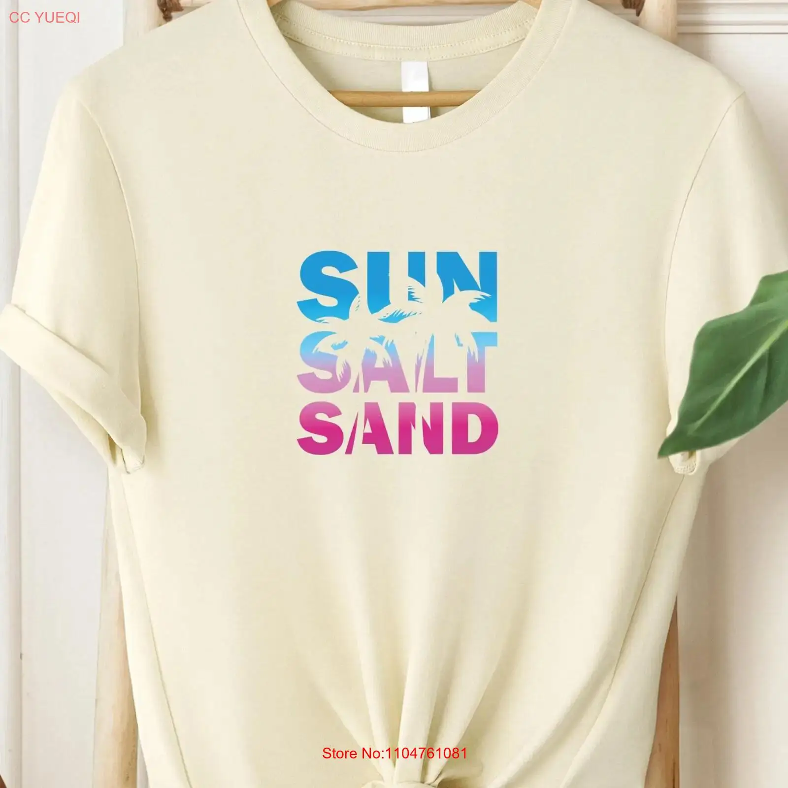 Summer Clothing Vibes - Kaos Sun Salt Sand Retro Summer