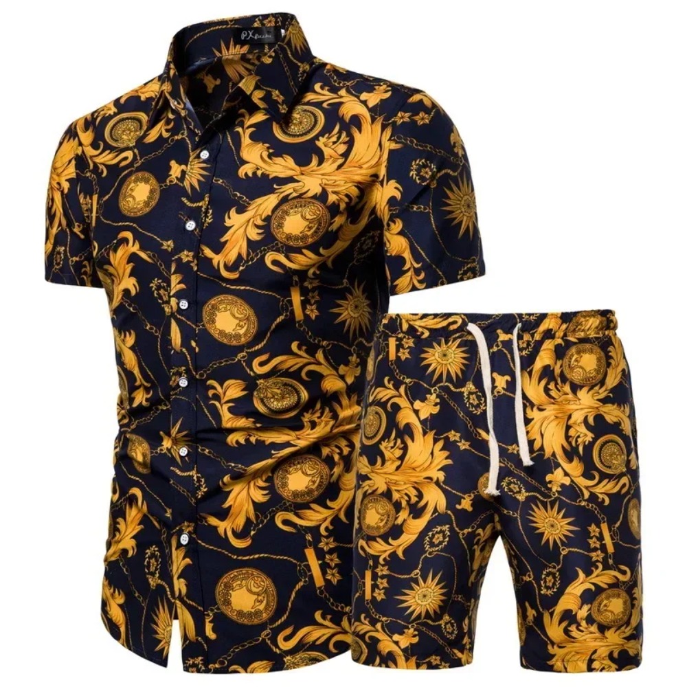 Summer Vacation Clothing Men - Baju Pria lengan pendek, pakaian musim