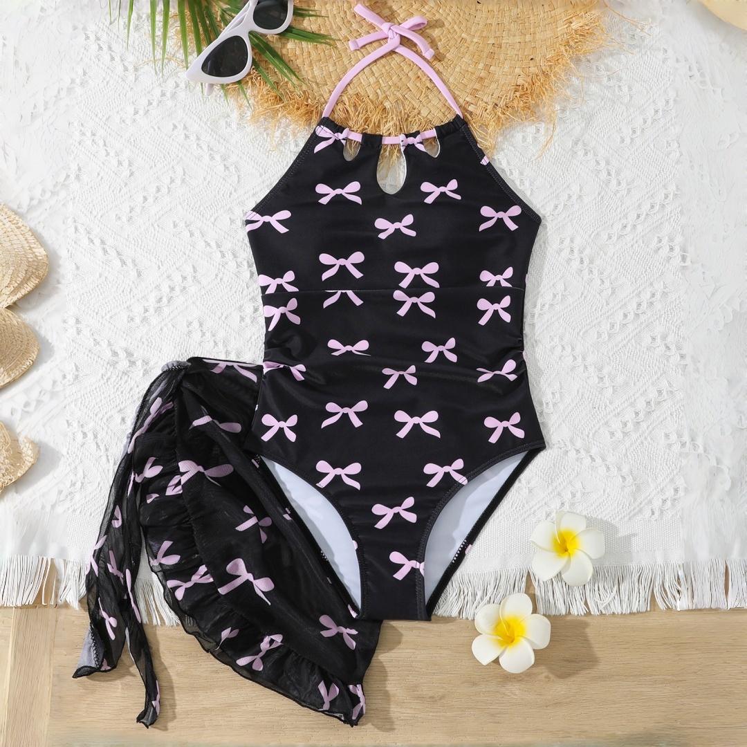 Summer Clothing For Teen Girls - Baju Renang Satu Potong Warna Hitam