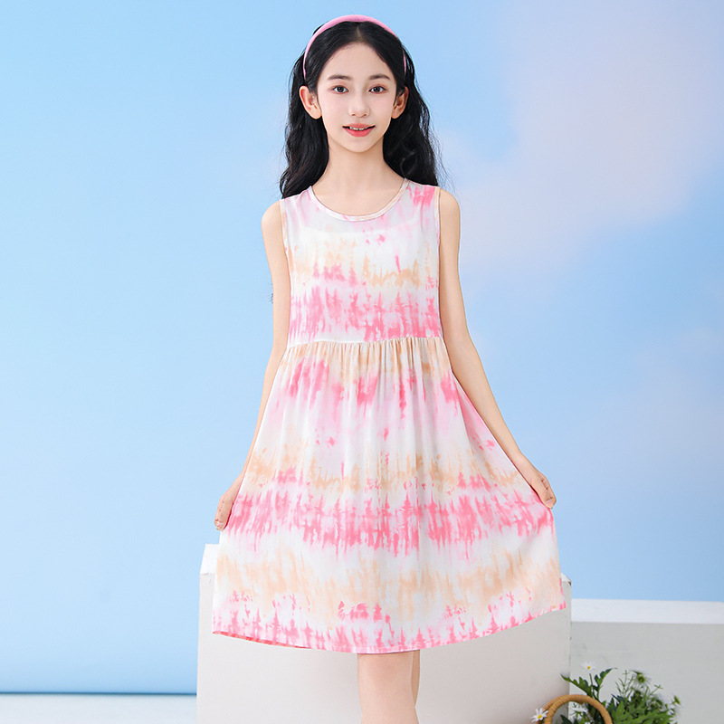 Summer Clothing For Teen Girls - Gaun Pantai Tanpa Lengan Musim Panas