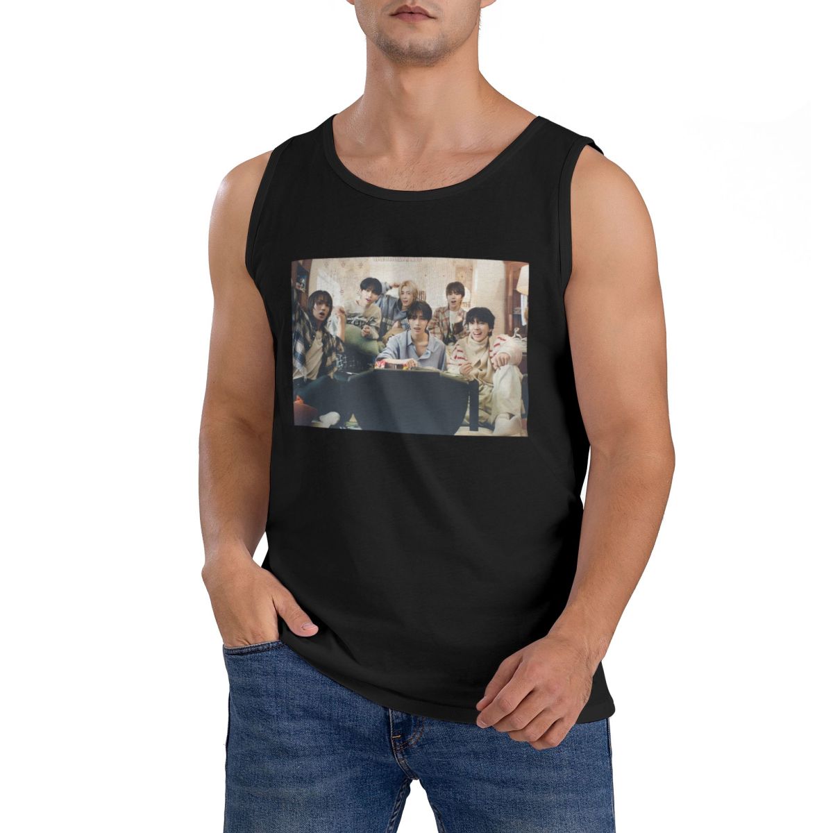 Summer Clothing Next - Kaos Tanpa Lengan 100% Katun Boy