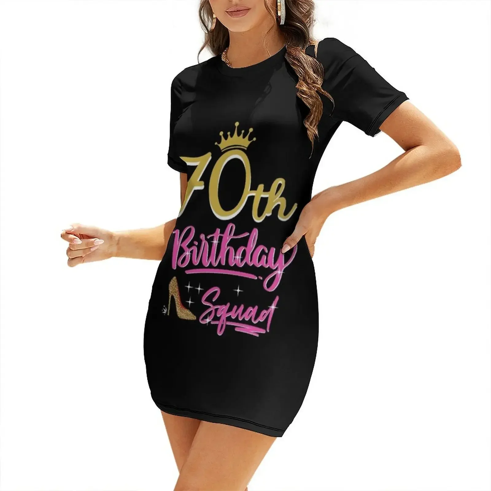 Summer Clothing For 70 Year Old Woman - Gaun Lengan Pendek Hadiah Ulang Tahun