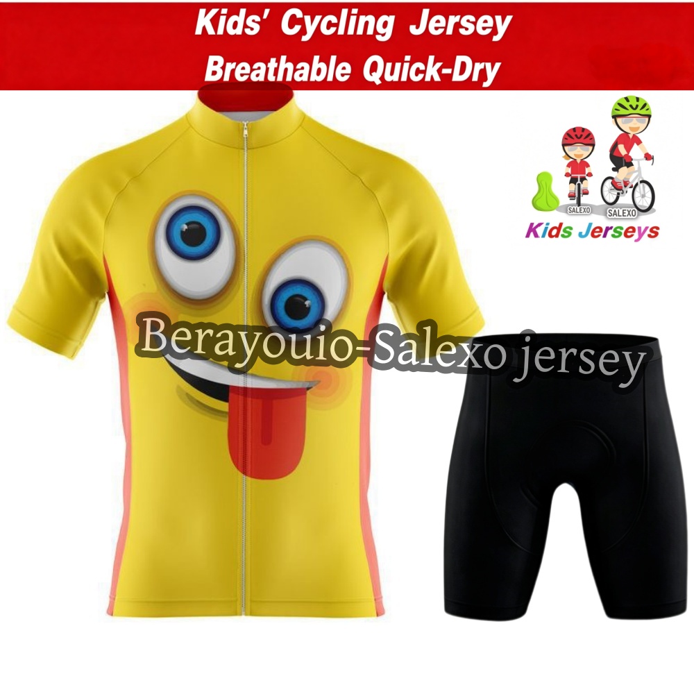 Summer Clothing Kids Sale - Set Jersey Bersepeda Kartun Anak-anak Pakaian