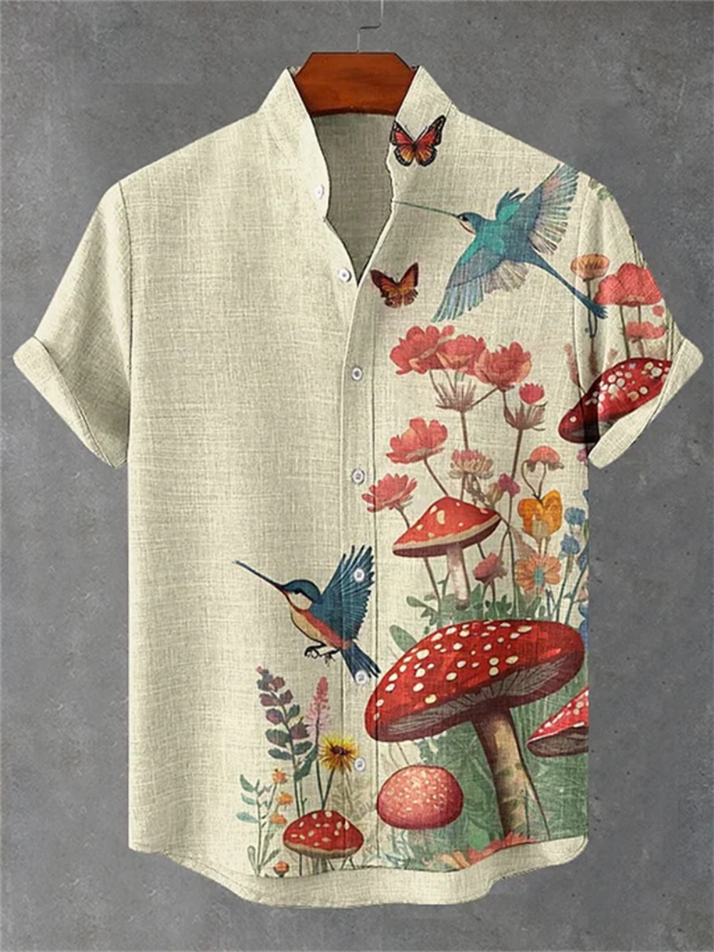 Summer Vacation Clothing Men - Kemeja Linen Musim Panas Pria Lengan