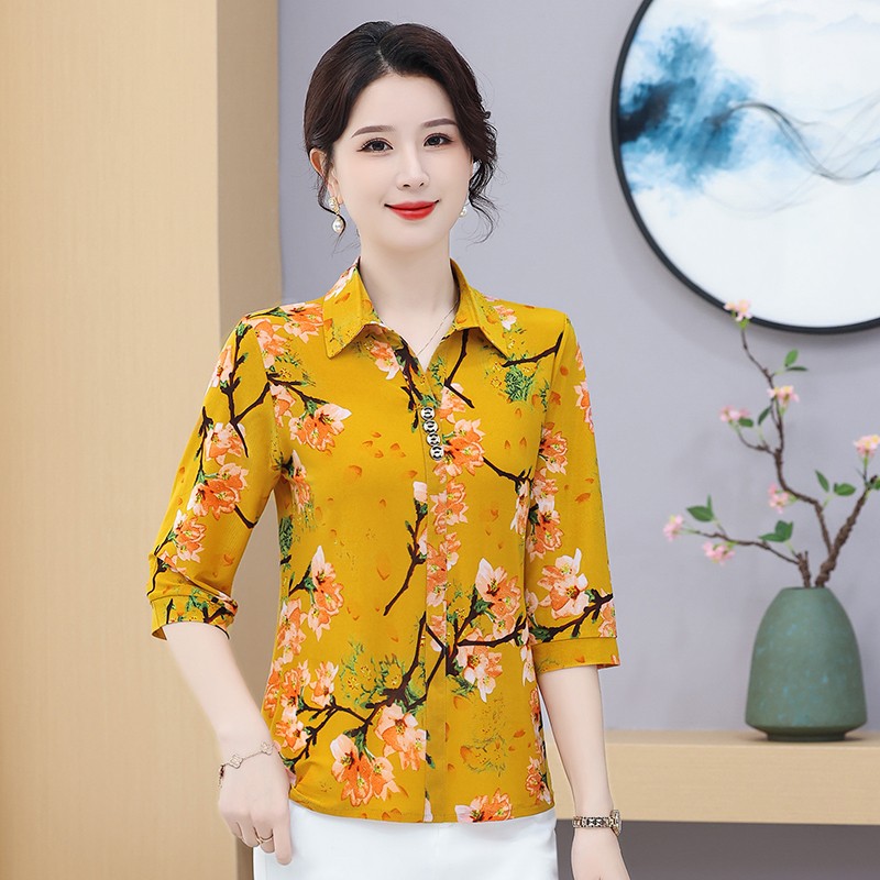 Kemeja lengan pendek wanita, b - Summer Clothing For 70 Year Old Woman ulasan dan harga