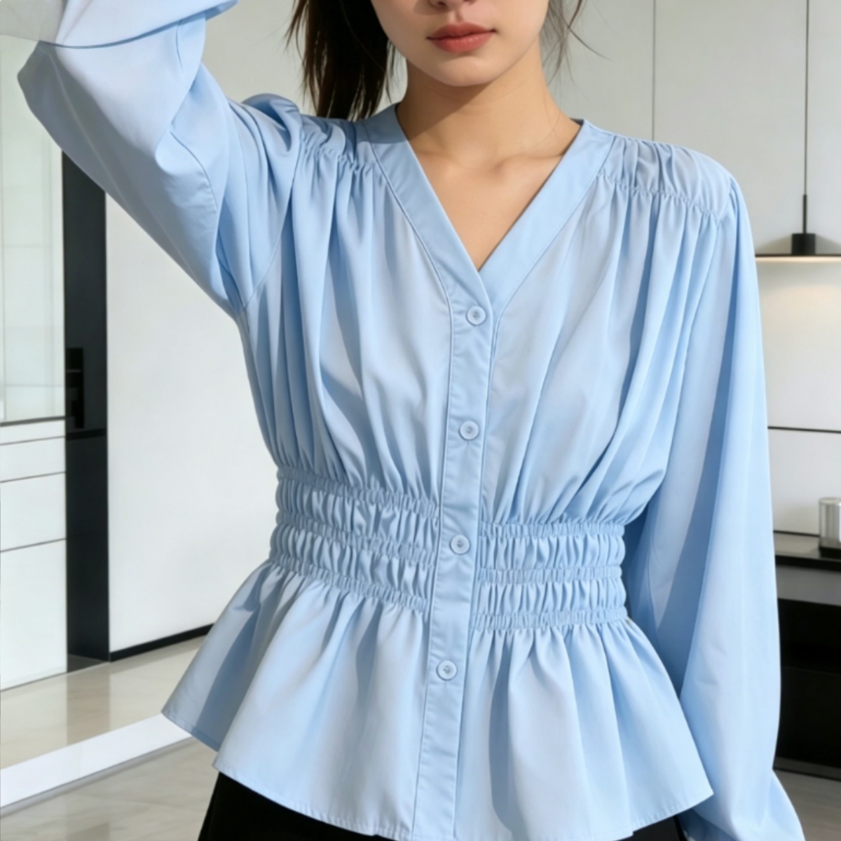 Kemeja dan Blus Wanita Ukuran  - Summer Clothing For 70 Year Old Woman ulasan dan harga