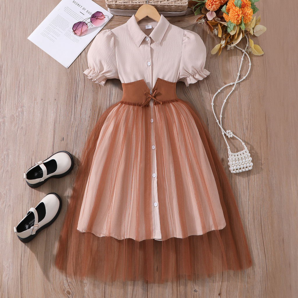 Gaun Anak Perempuan Usia 8-12  - Summer Clothing For Teen Girls ulasan dan harga