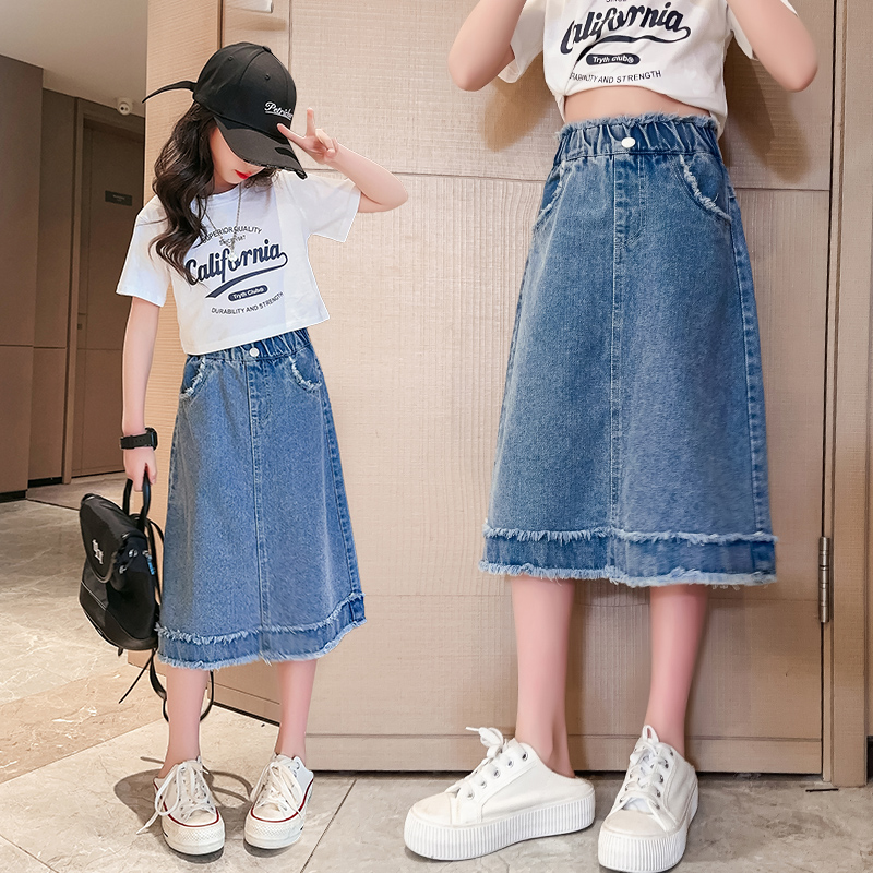 Rok Denim Anak Perempuan Musim - Summer Clothing For Teen Girls ulasan dan harga