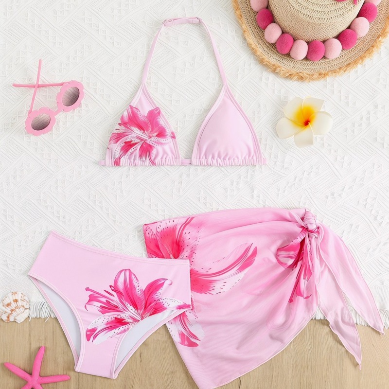 Setelan Bikini Anak Perempuan  - Summer Clothing For Teen Girls ulasan dan harga