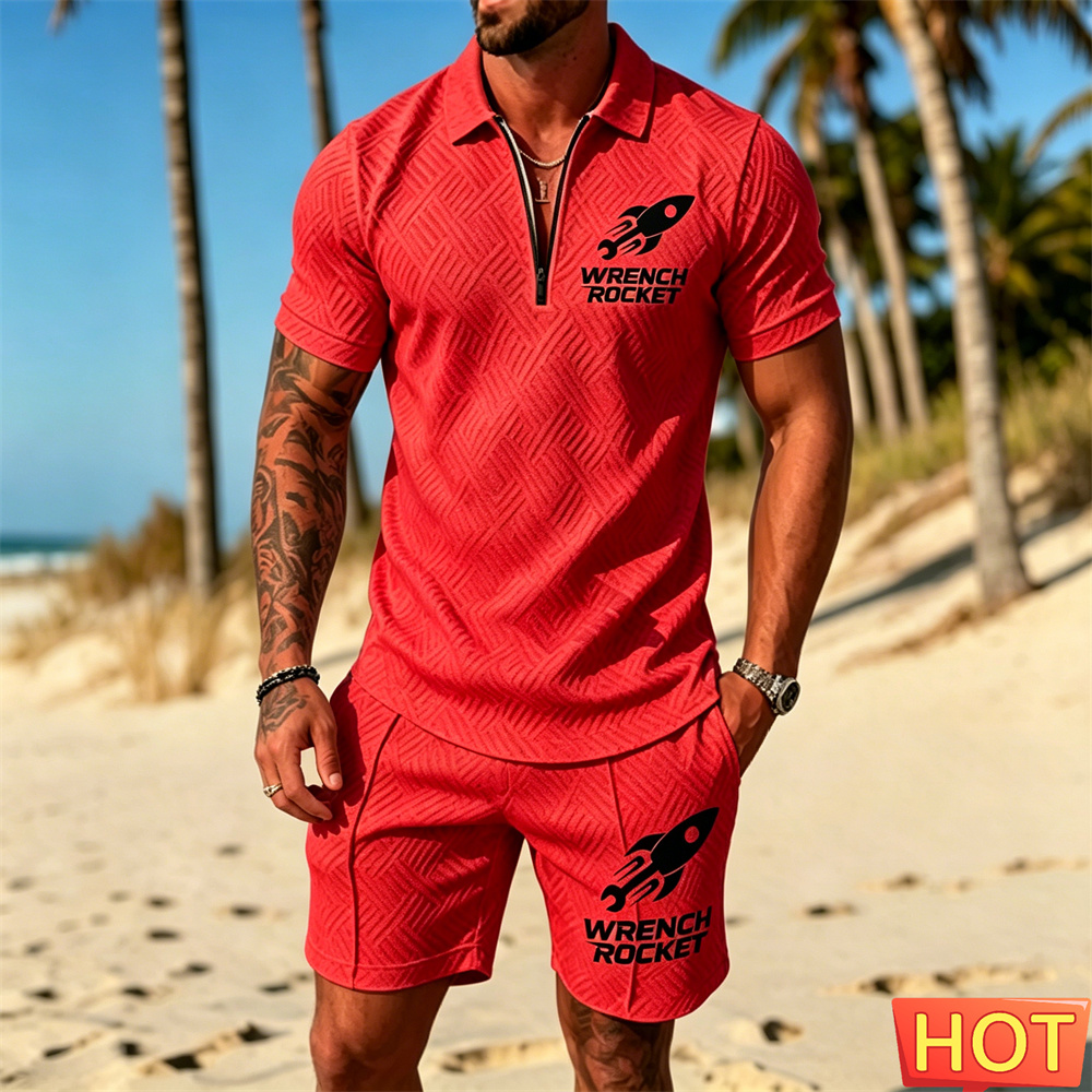 Setelan Polo Liburan Pria, Set - Summer Vacation Clothing Men ulasan dan harga