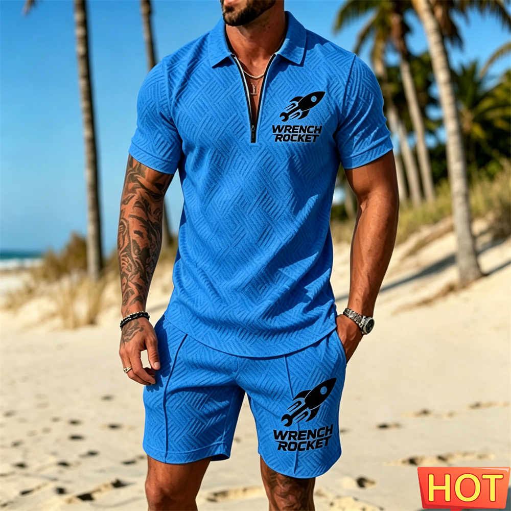 Setelan Polo Liburan Pria, Set - Summer Vacation Clothing Men ulasan dan harga