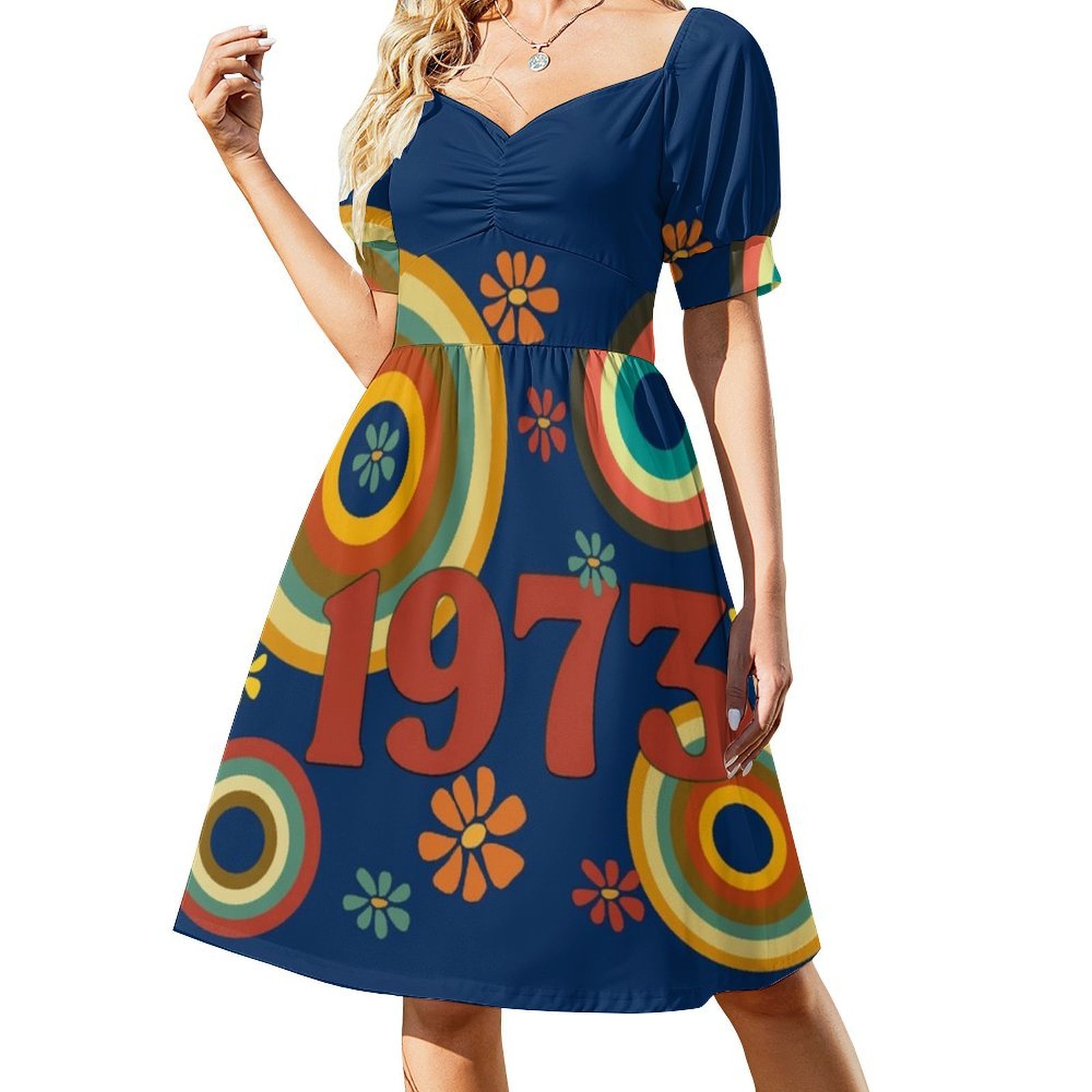 Gaun Smock Floral 1973 Untuk W - Summer Clothing Vibes ulasan dan harga