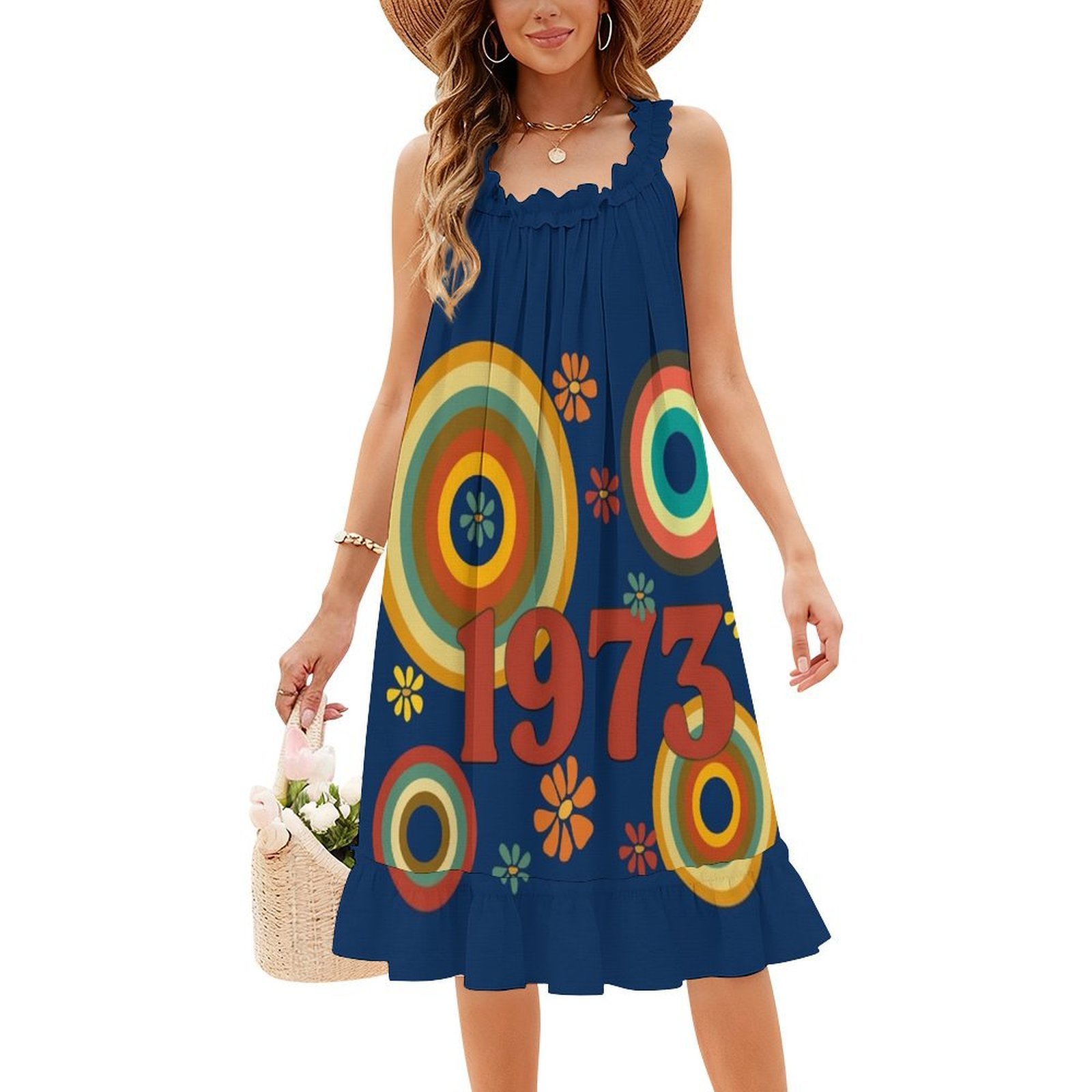Gaun Smock Floral 1973 Untuk W - Summer Clothing Vibes ulasan dan harga