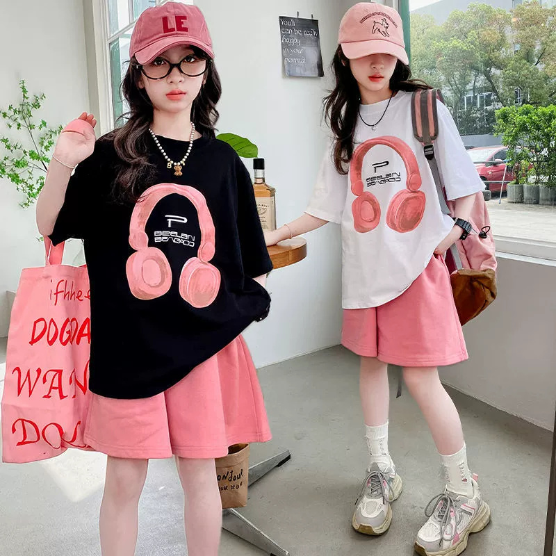 Set Kaus Anak Perempuan Musim  - Summer Clothing For Teen Girls ulasan dan harga