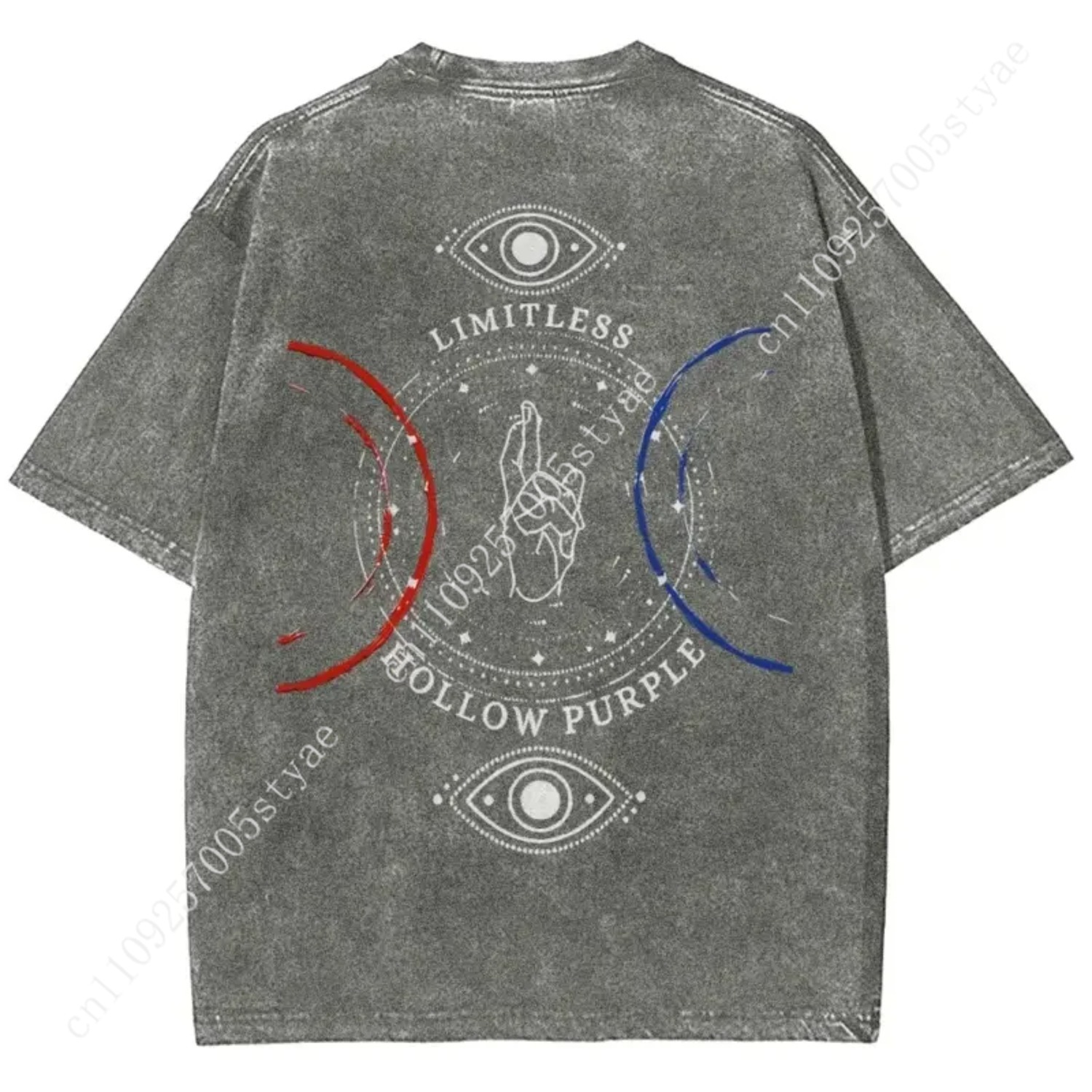 Kaos Print Anime Gojo Satoru P - Summer Clothing Vintage ulasan dan harga