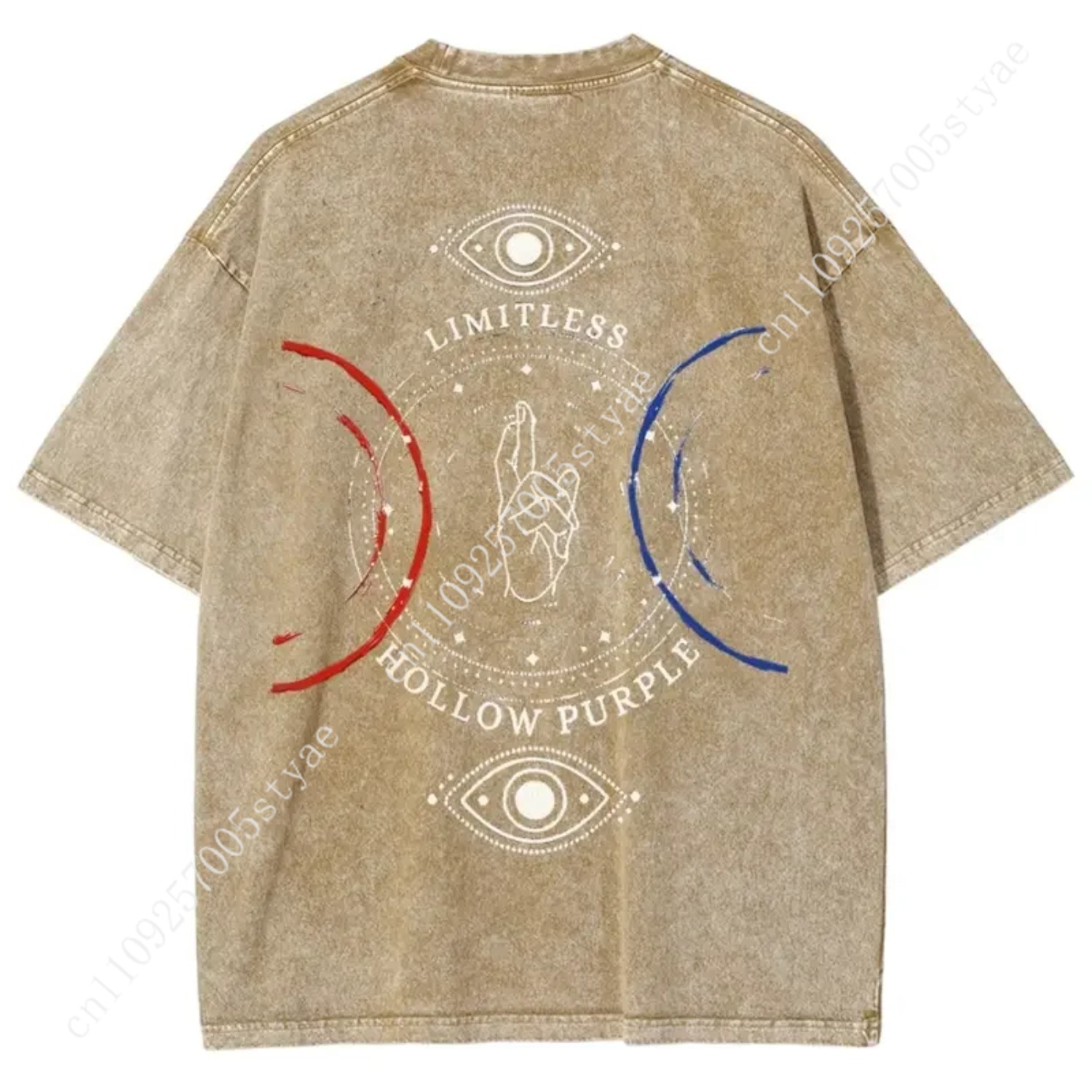 Kaos Print Anime Gojo Satoru P - Summer Clothing Vintage ulasan dan harga