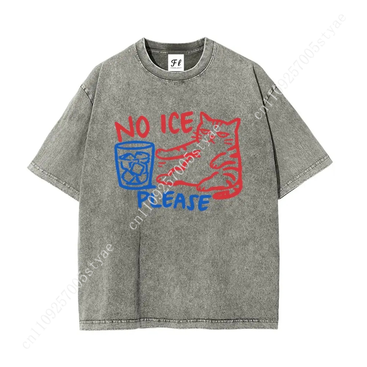 Kaos No ICE Please Cat Abolish - Summer Quilt ulasan dan harga