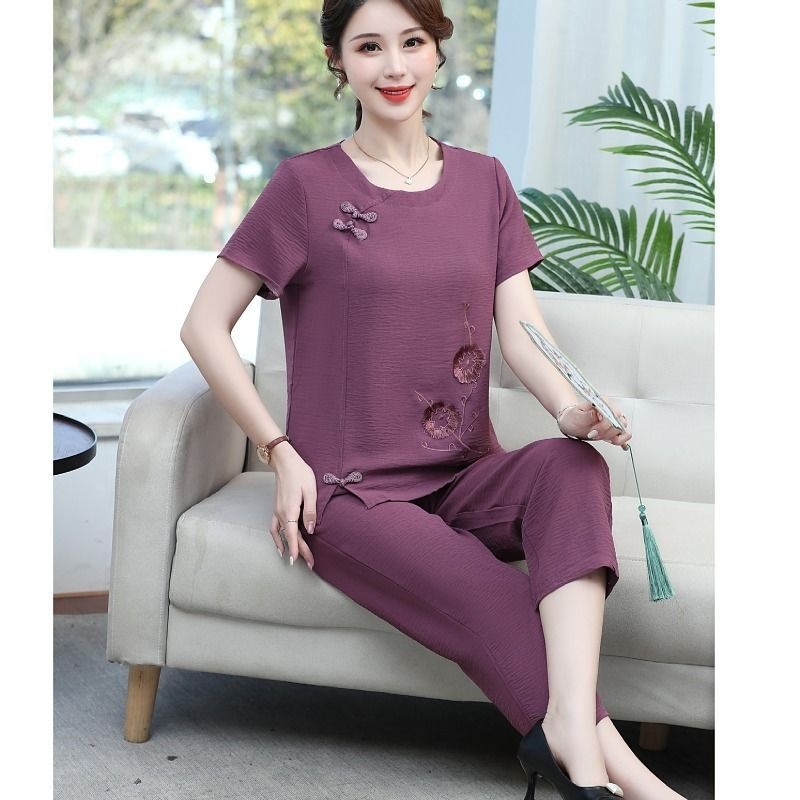 Setelan Ibu Lengan Pendek Katu - Summer Clothing Over 60 ulasan dan harga