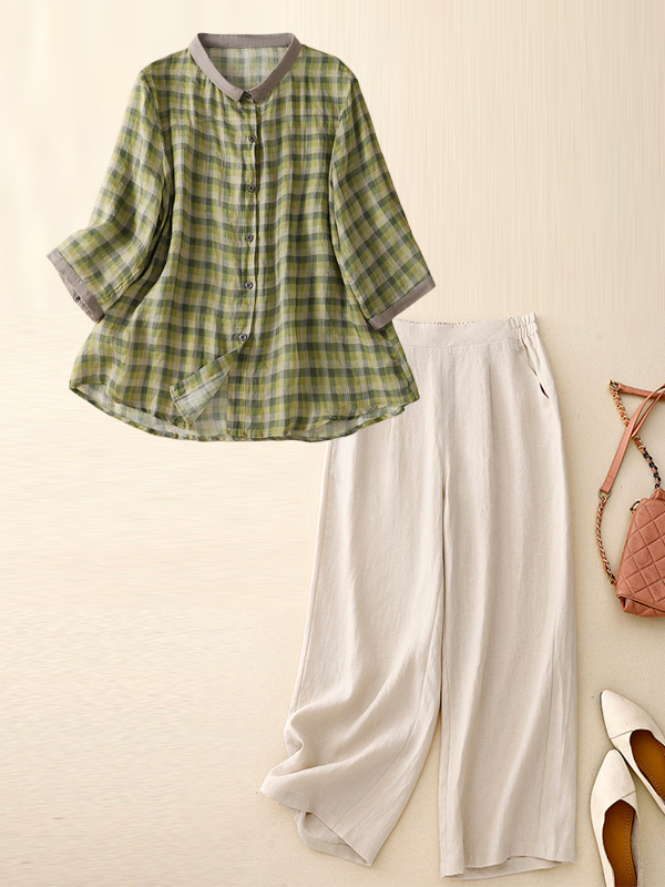 Setelan Katun Linen Musim Pana - Summer Clothing Over 60 ulasan dan harga