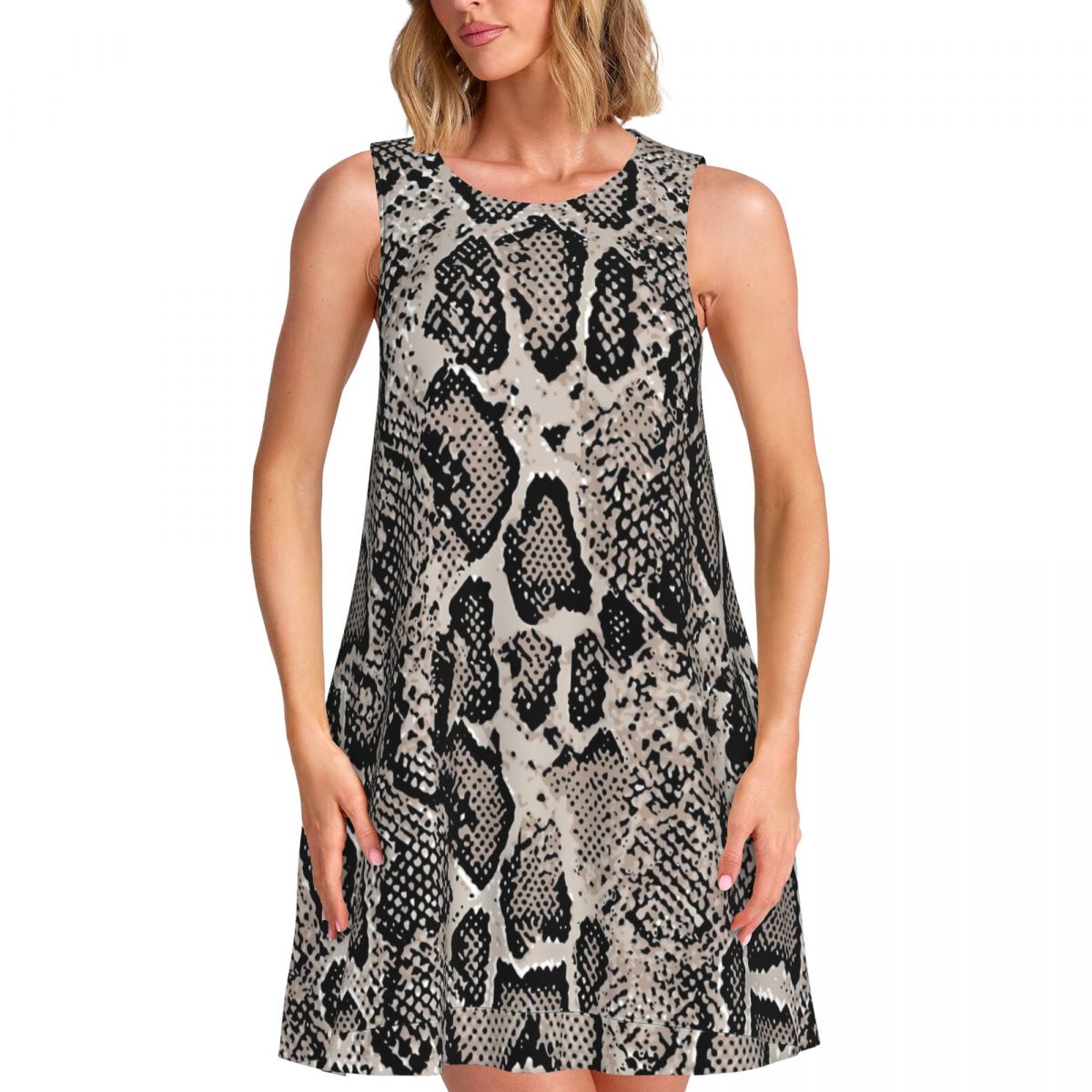 Gaun Tank Top Kulit Ular Pytho - Summer Clothing Ideas For Women ulasan dan harga