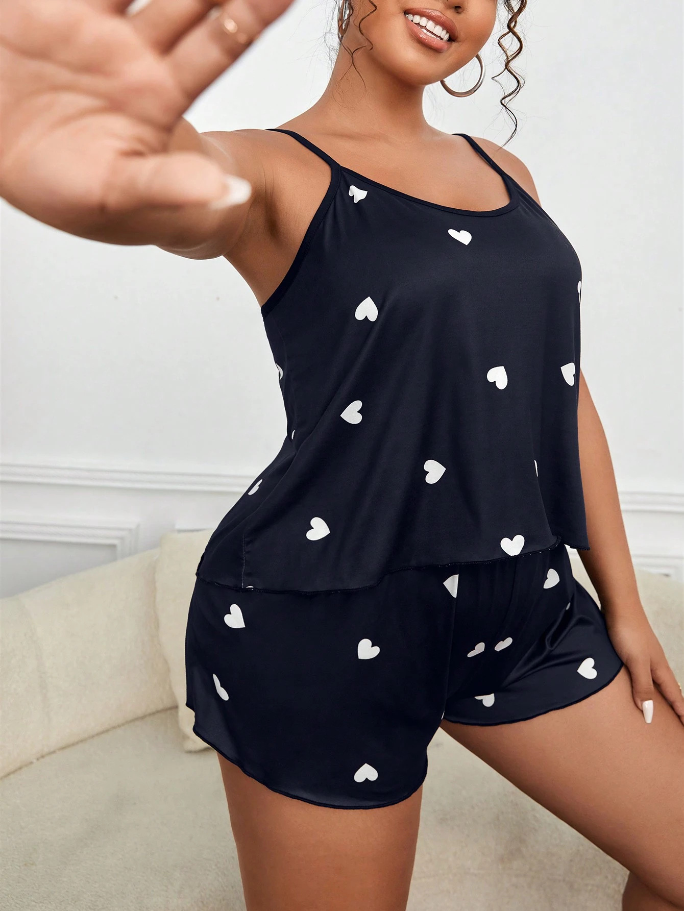 Set Piyama 2 Potong untuk Wani - Summer Clothing For Plus Size Women ulasan dan harga