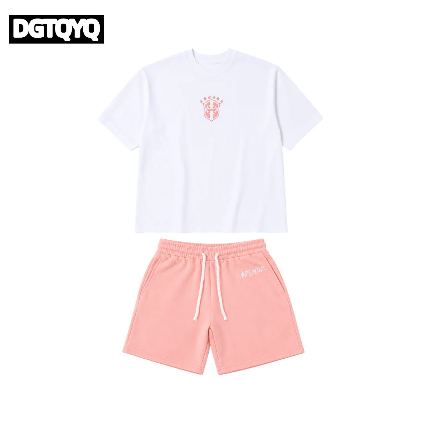 Set Kaos Oblong Leher Bulat Be - Summer Clothing Petite ulasan dan harga