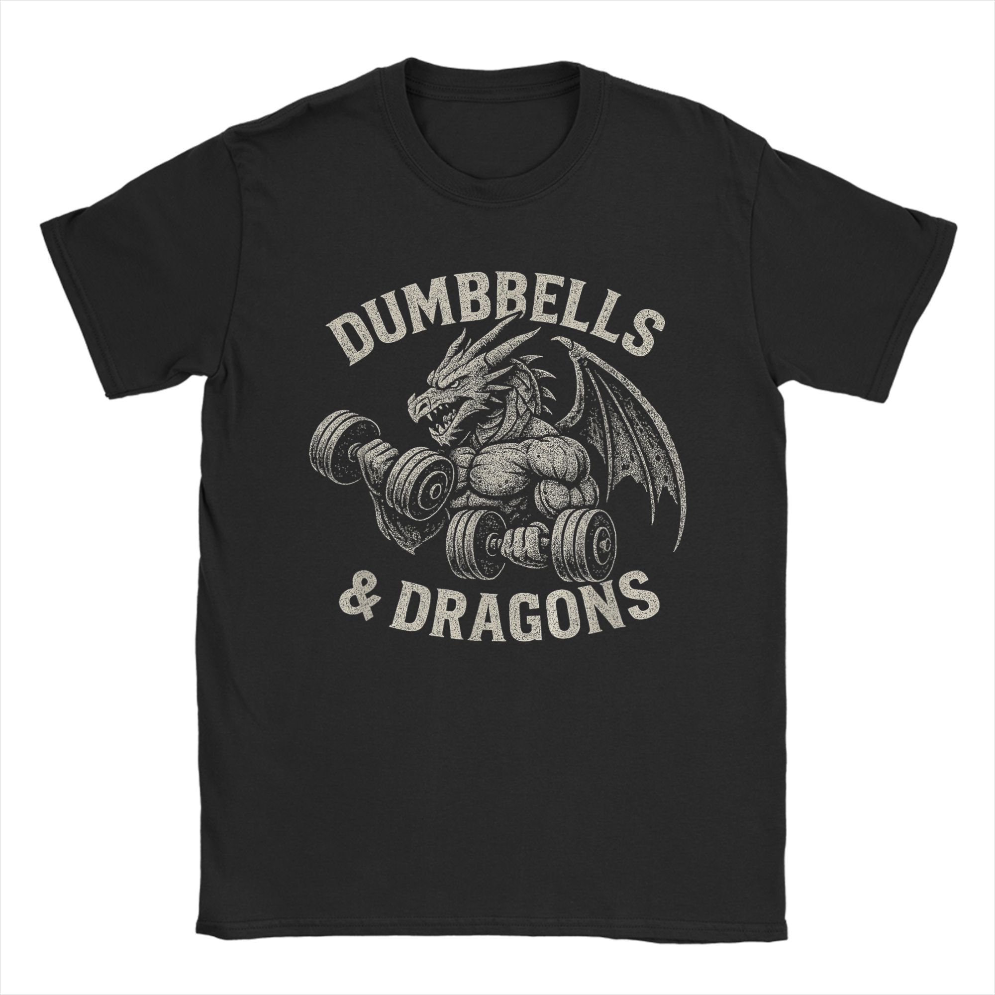 Kaos Gym Dumbbells and Dragons - Summer Clothing Ideas For Women ulasan dan harga