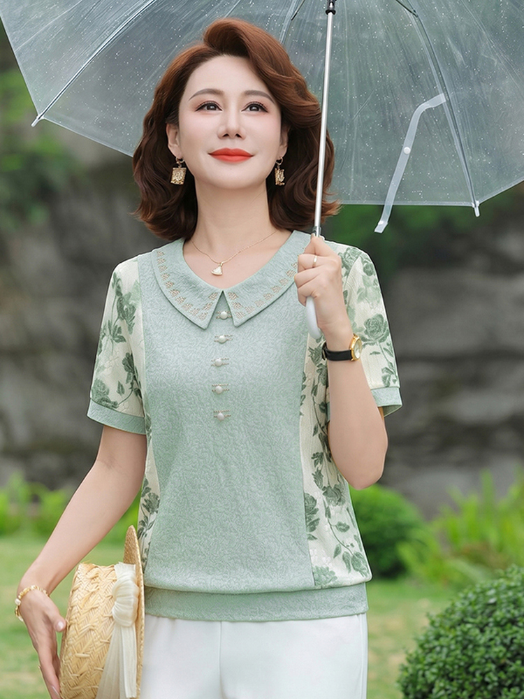 Kaos Lengan Pendek Pelangsing  - Summer Clothing Over 60 ulasan dan harga
