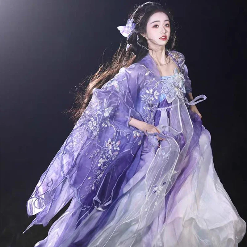 Kain bordir Wisteria DIY Hanfu - Summer Clothing For Babies ulasan dan harga