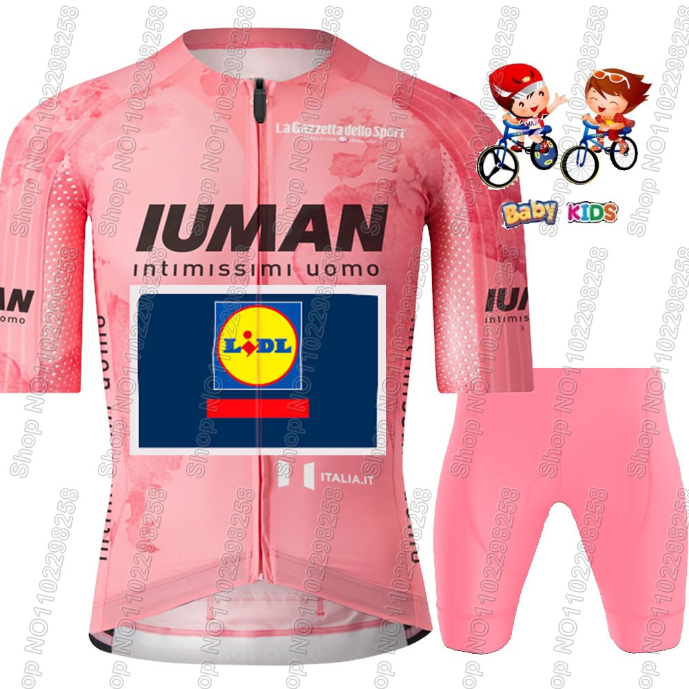Set Jersey Bersepeda Tim Lidl  - Summer Clothing Kids Sale ulasan dan harga