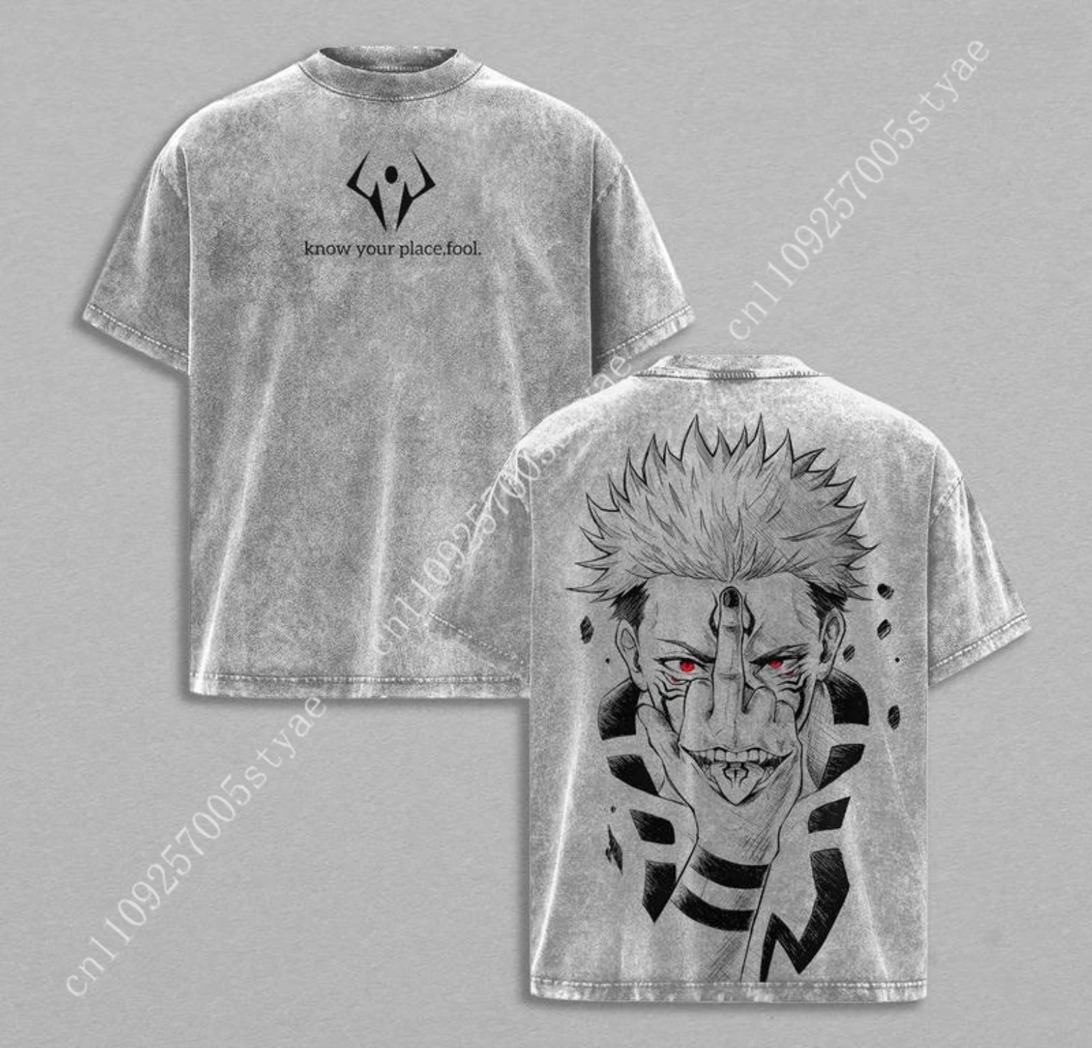 Kaos Grafis Anime Ryomen Sukun - Summer Clothing Vintage ulasan dan harga