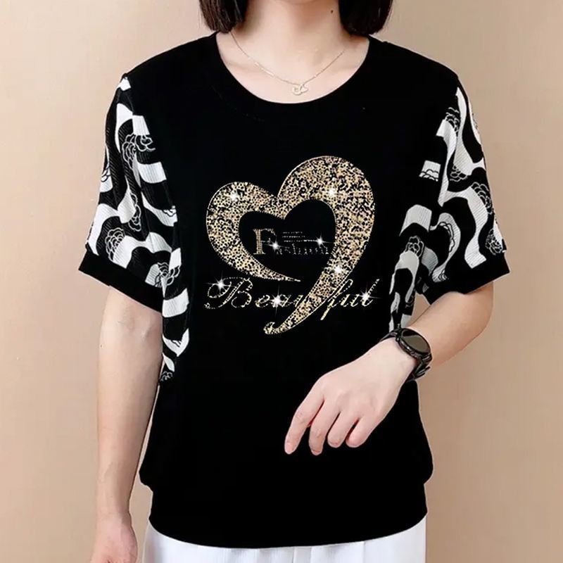Kaos Wanita Model O-Neck Berga - Summer Clothing For 70 Year Old Woman ulasan dan harga