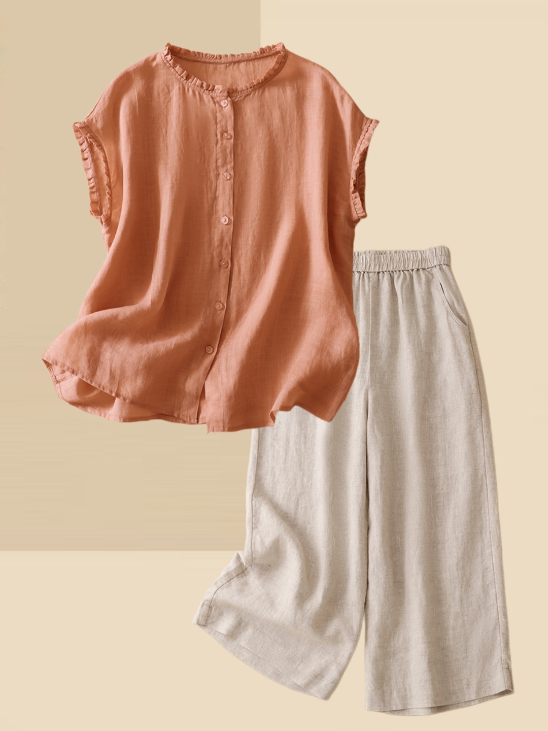 Setelan Dua Potong Kemeja Katu - Summer Clothing Over 60 ulasan dan harga