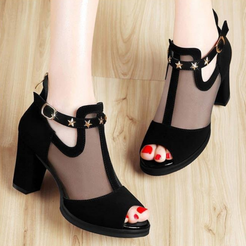 Sandal Wanita Hak Tinggi Model - Summer Clothing Office ulasan dan harga