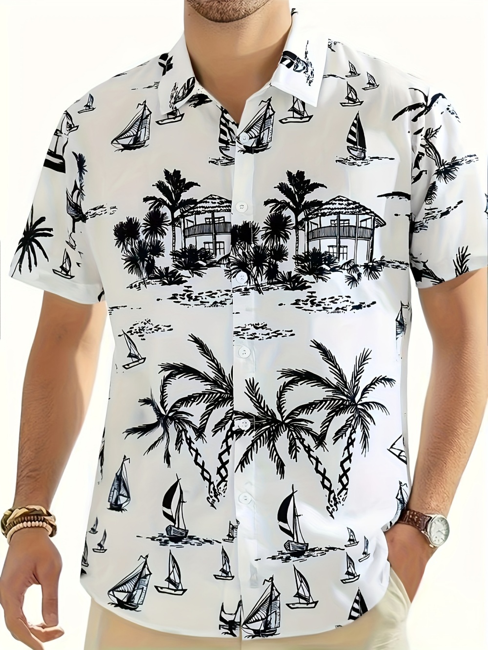Kemeja Pria Baru Musim Panas F - Summer Vacation Clothing Men ulasan dan harga