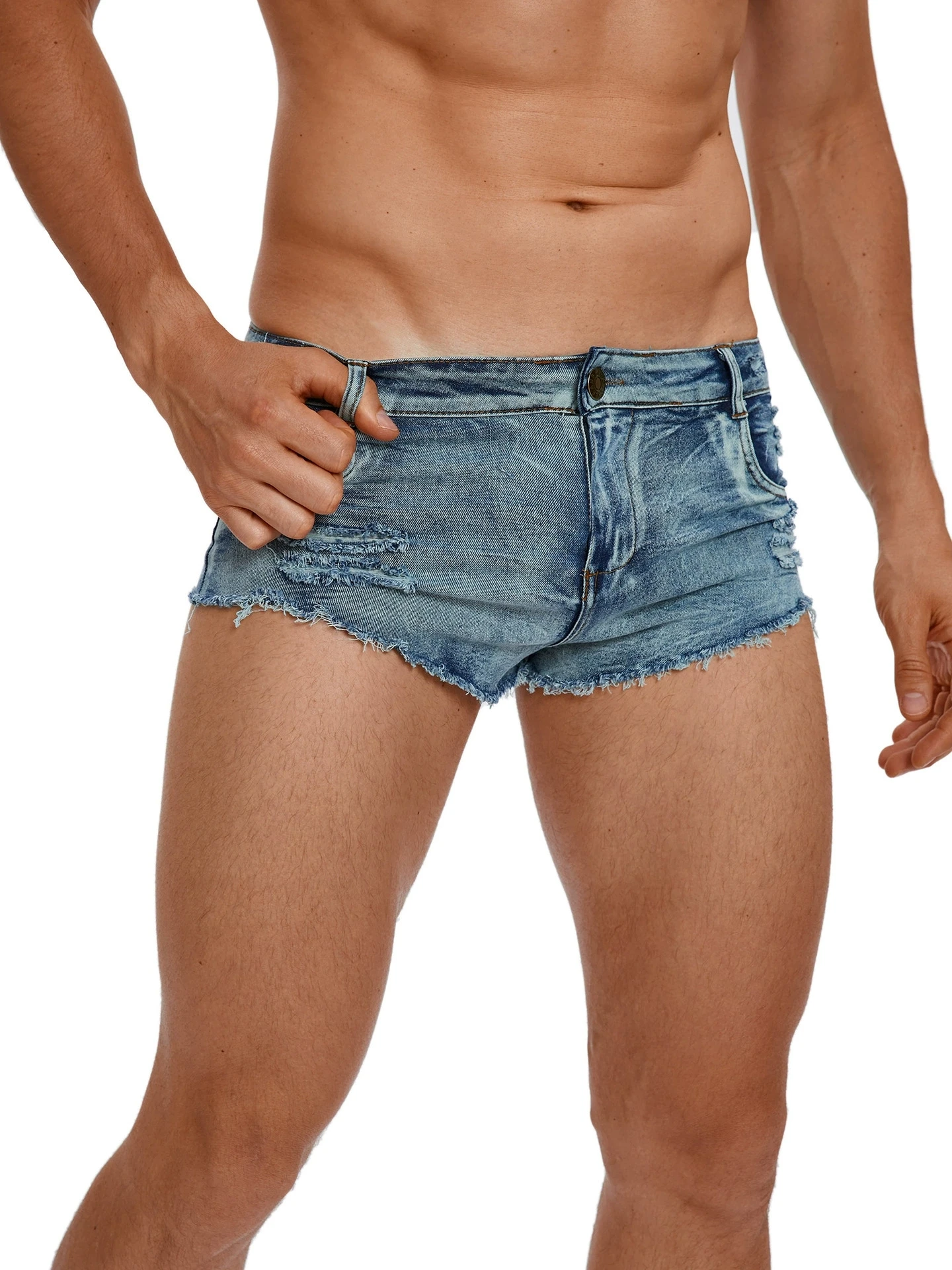 Celana Pendek Jeans Pinggang R - Summer Clothing Vintage ulasan dan harga