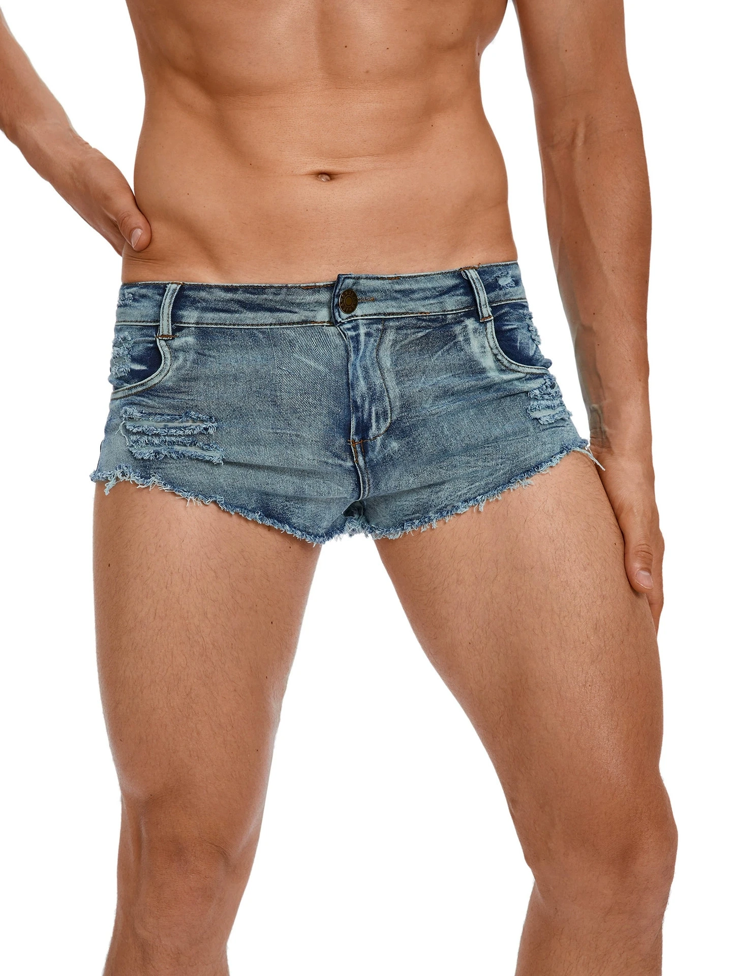 Celana Pendek Jeans Pinggang R - Summer Clothing Vintage ulasan dan harga