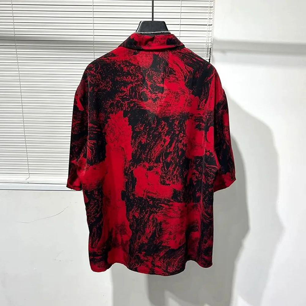 Kemeja pria kemeja lukisan pem - Summer Vacation Clothing Men ulasan dan harga