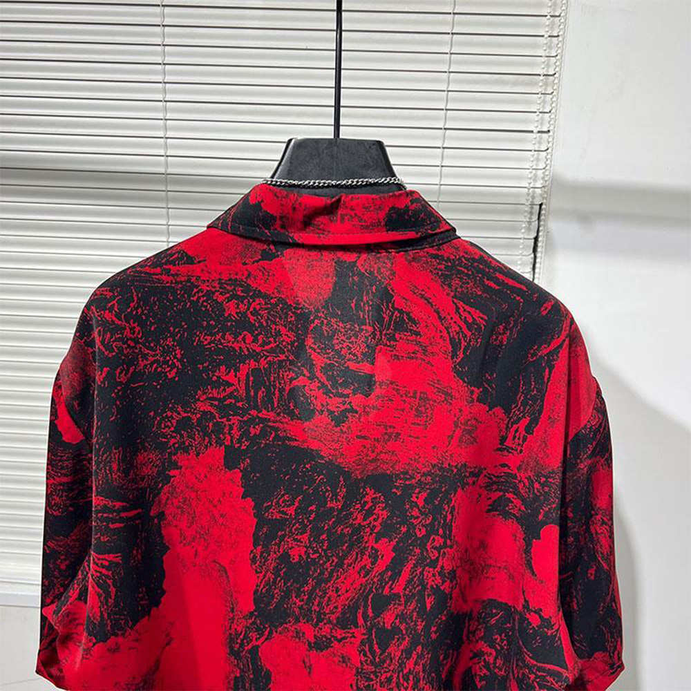 Kemeja pria kemeja lukisan pem - Summer Vacation Clothing Men ulasan dan harga
