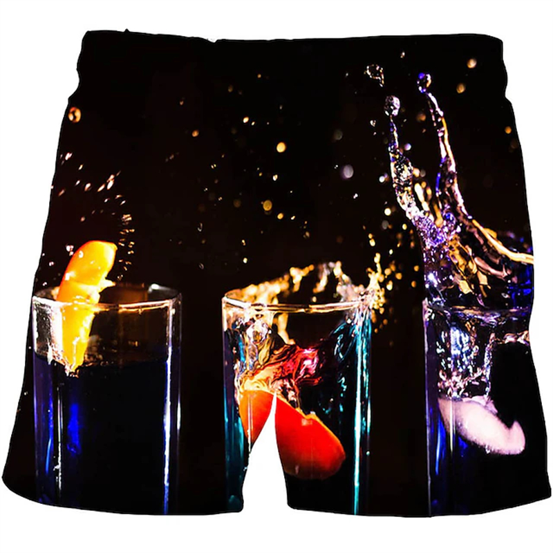 Celana pendek grafis 3D bir pr - Summer Vacation Clothing Men ulasan dan harga