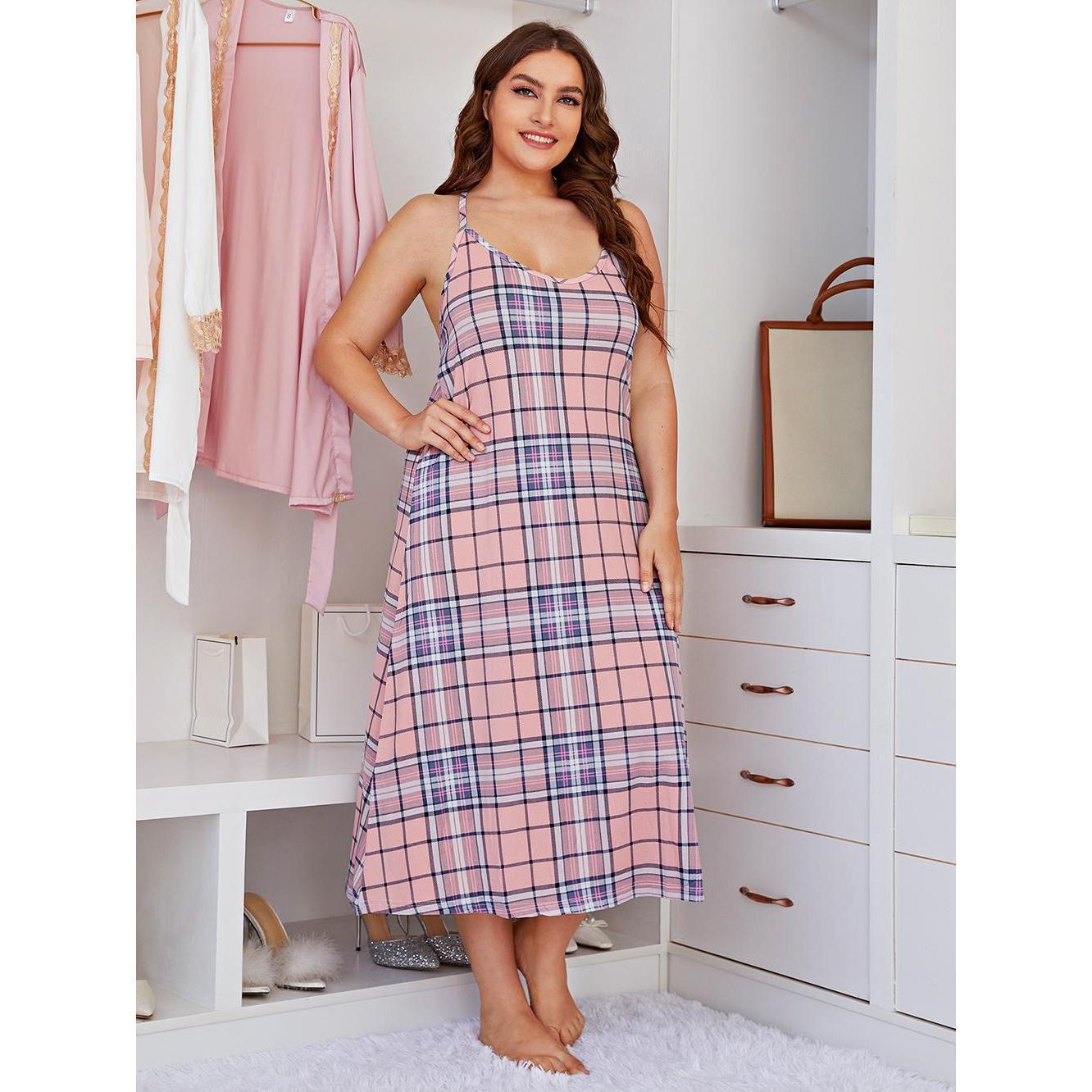 Gaun Tidur Ukuran Besar Wanita - Summer Clothing For Plus Size Women ulasan dan harga
